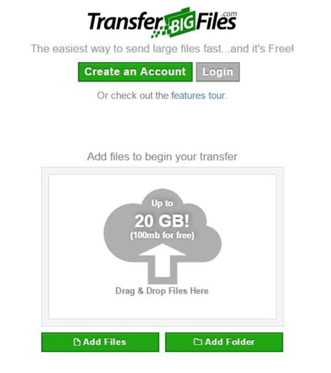 Free large file hosting. Send big files the easy way! .